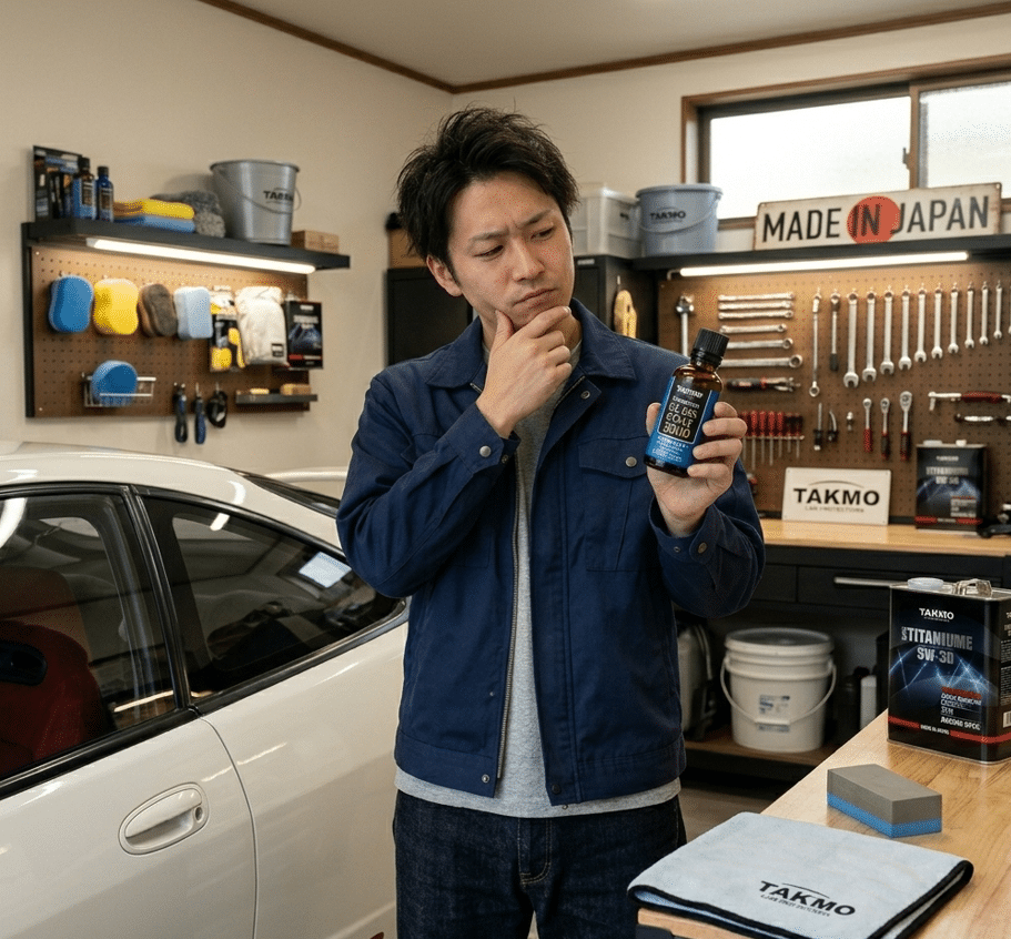 プロ仕様の真髄】TAKMO プレミアムガラスコーティング 5000 vs 3000