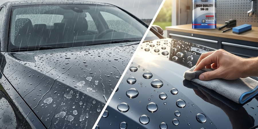 雨ジミ・ウォータースポットを防ぐ！プロ推奨のボディ保護方法 - TAKMO